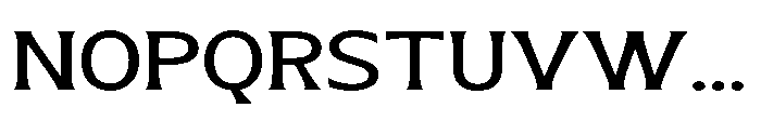 Eutron Expanded Font UPPERCASE