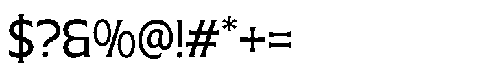Eutron Regular Font OTHER CHARS