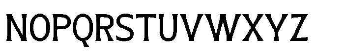 Eutron Regular Font UPPERCASE