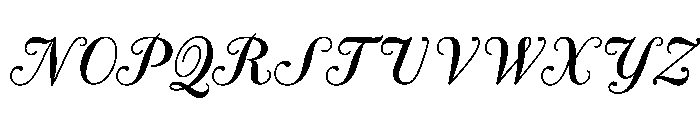 Eugenia Headline Regular Font UPPERCASE