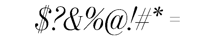 Eugenia Poster Light Font OTHER CHARS