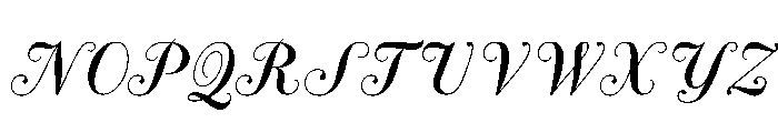 Eugenia Poster Regular Font UPPERCASE