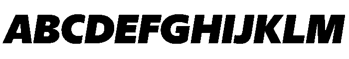 Eugenio Sans Black Italic Font UPPERCASE