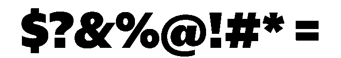 Eugenio Sans Black Font OTHER CHARS