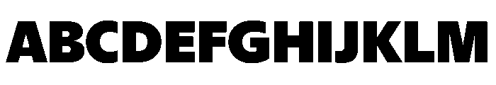 Eugenio Sans Black Font UPPERCASE