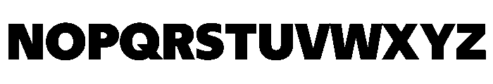 Eugenio Sans Black Font UPPERCASE