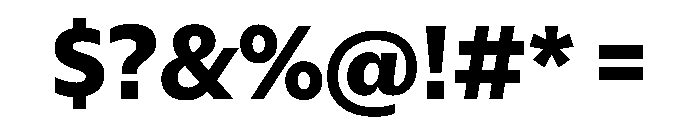 Eugenio Sans Bold Font OTHER CHARS