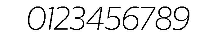 Eugenio Sans Extralight Italic Font OTHER CHARS