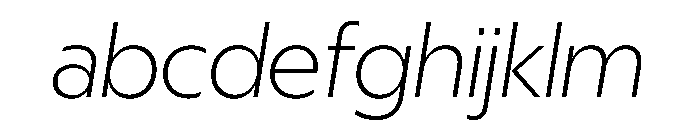 Eugenio Sans Extralight Italic FONT