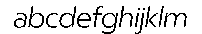 Eugenio Sans Light Italic FONT