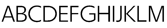 Eugenio Sans Light Font UPPERCASE