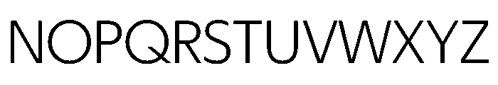 Eugenio Sans Light Font UPPERCASE