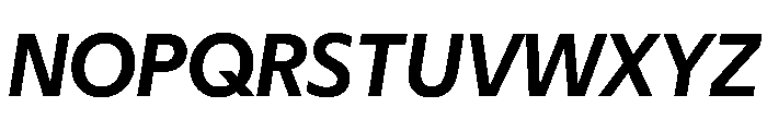 Eugenio Sans Medium Italic Font UPPERCASE