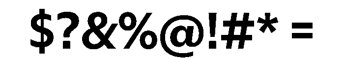 Eugenio Sans Medium Font OTHER CHARS