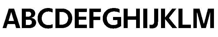 Eugenio Sans Medium Font UPPERCASE