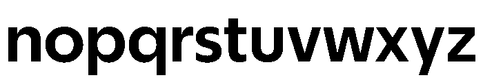 Eugenio Sans Medium Font LOWERCASE