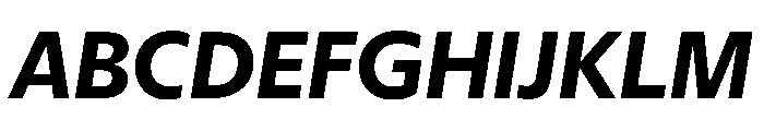 Eugenio Sans Text Bold Italic Font UPPERCASE
