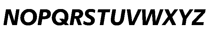 Eugenio Sans Text Bold Italic Font UPPERCASE