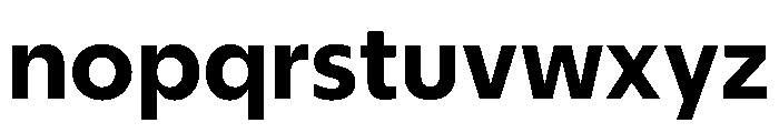 Eugenio Sans Text Bold Font LOWERCASE