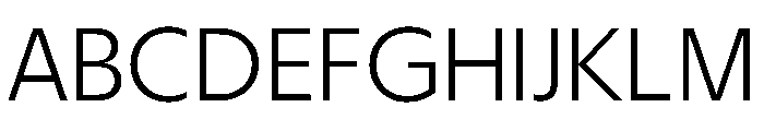 Eugenio Sans Text Light Font UPPERCASE