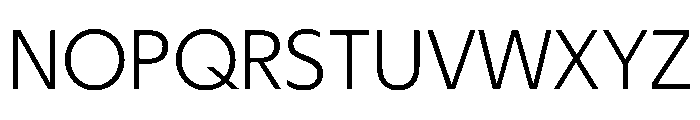 Eugenio Sans Text Light Font UPPERCASE