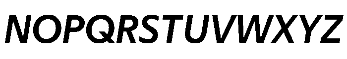 Eugenio Sans Text Medium Italic Font UPPERCASE