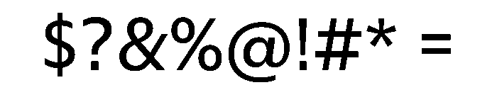 Eugenio Sans Text Regular Font OTHER CHARS