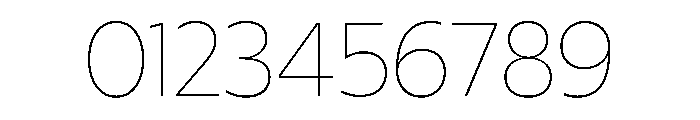 Eugenio Sans Thin Font OTHER CHARS