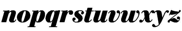 Eugenio Serif Black Italic Font LOWERCASE