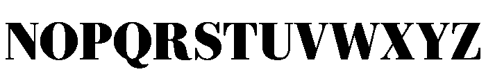 Eugenio Serif Black Font UPPERCASE