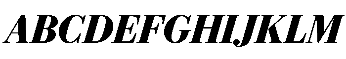 Eugenio Serif Bold Italic Font UPPERCASE