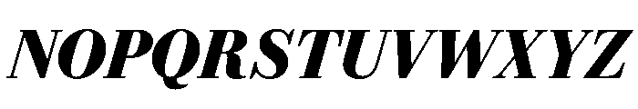 Eugenio Serif Bold Italic Font UPPERCASE