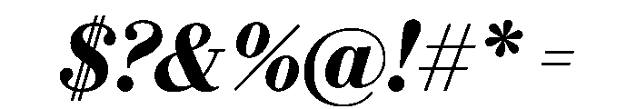 Eugenio Serif Demi Italic Font OTHER CHARS