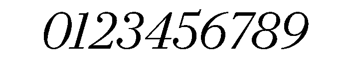 Eugenio Serif Light Italic Font OTHER CHARS