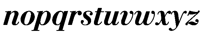 Eugenio Serif Medium Italic Font LOWERCASE