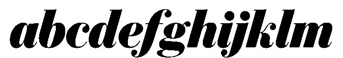 Eugenio Serif Poster Black Italic FONT