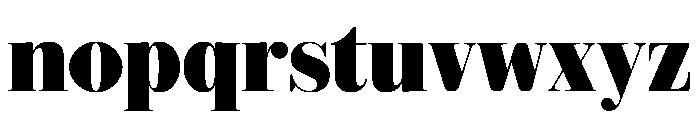 Eugenio Serif Poster Black Font LOWERCASE