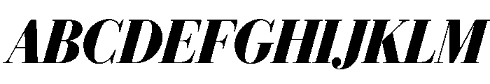 Eugenio Serif Poster Bold Italic Font UPPERCASE