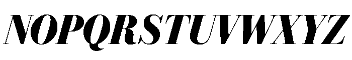 Eugenio Serif Poster Bold Italic Font UPPERCASE