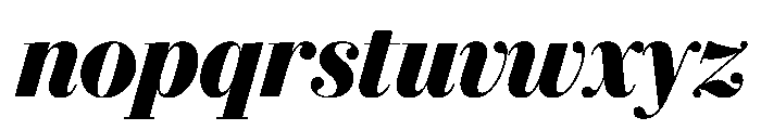 Eugenio Serif Poster Bold Italic Font LOWERCASE