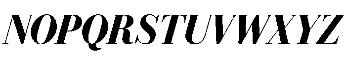 Eugenio Serif Poster Demi Italic Font UPPERCASE