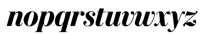 Eugenio Serif Poster Demi Italic Font LOWERCASE