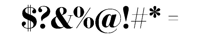 Eugenio Serif Poster Demi Font OTHER CHARS
