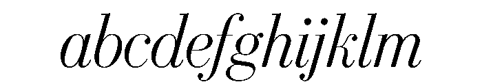 Eugenio Serif Poster Extralight Italic FONT