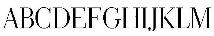Eugenio Serif Poster Extralight Font UPPERCASE