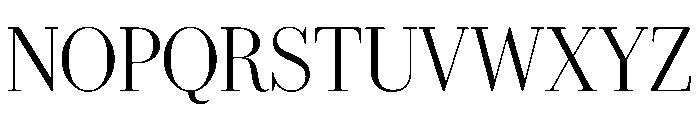 Eugenio Serif Poster Extralight Font UPPERCASE