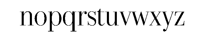 Eugenio Serif Poster Extralight Font LOWERCASE