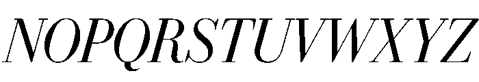 Eugenio Serif Poster Light Italic Font UPPERCASE