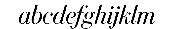 Eugenio Serif Poster Light Italic FONT
