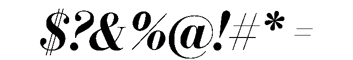 Eugenio Serif Poster Medium Italic Font OTHER CHARS